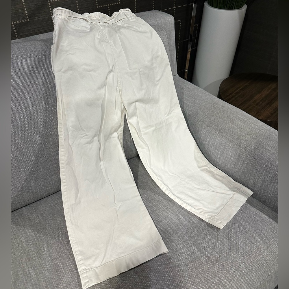 White Drawstring Pants - image 7